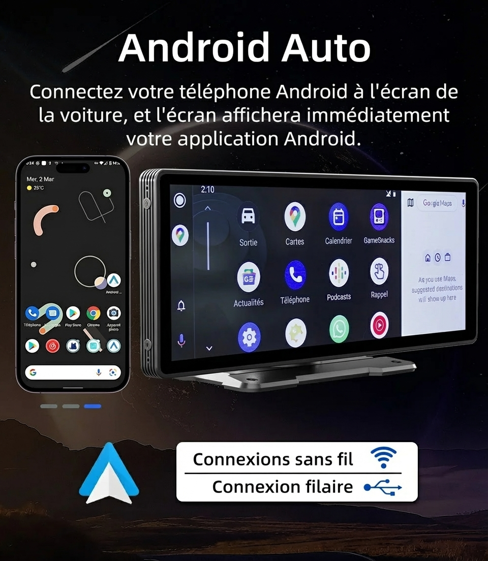 Carplay Écran™ sans fil portable